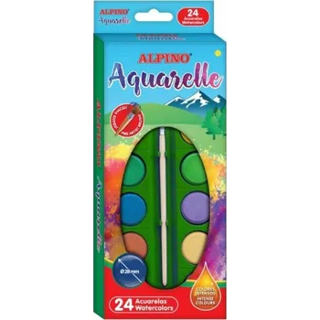 Pastelka Akvarelové Pastelky Alpino 24 ks
