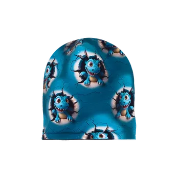 Čepice Čepice - DINO modrý Velikost: XS