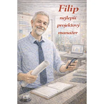 Plechová cedule Cedule - Projektový manažer - Plast / A5 ( 20x15cm) / 6. Historický