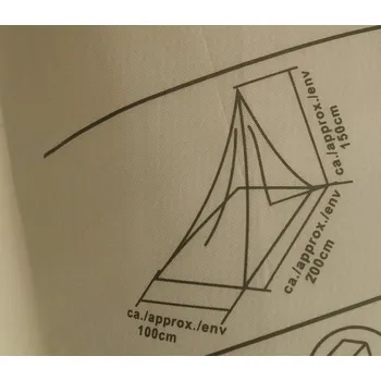 Spacák Moskytiéra turistická kempingová nad spacák postel 100x200x150 cm bílá