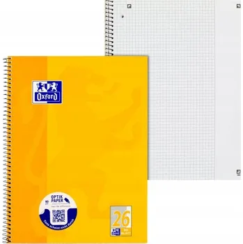 Sešit Sešit A4 s mřížkou Oxford, 80 listů
