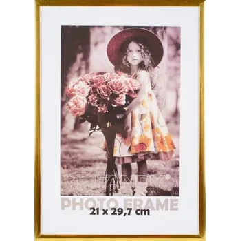 Rám na obraz Fotorámeček Simple 21x29,7 4 zlatý