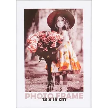 Rám na obraz Fotorámeček Simple 13x18 1 bílý