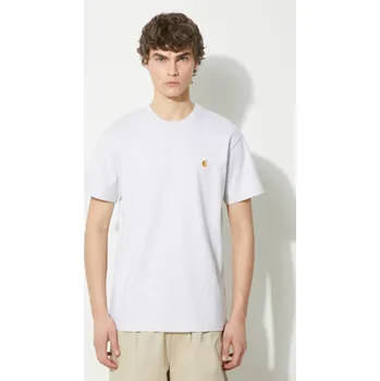 Bavlněné tričko Carhartt WIP S/S Chase T-Shirt, XL, šedá, 09X