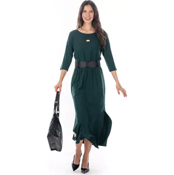 Dámské šaty Dámské šaty TAFFY 40 Tmavě zelená