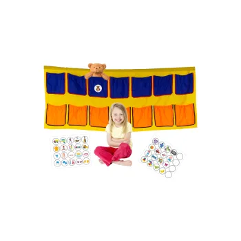 Výuková hračka Kapsář - 14 kapes 508-014