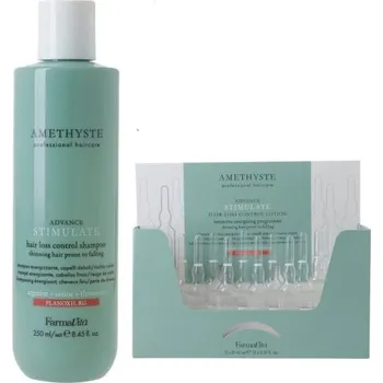 Přípravek proti padání vlasů FarmaVita Sada AMETHYSTE STIMULATE NEW - šampon 250 ml+ampule 12x8 ml