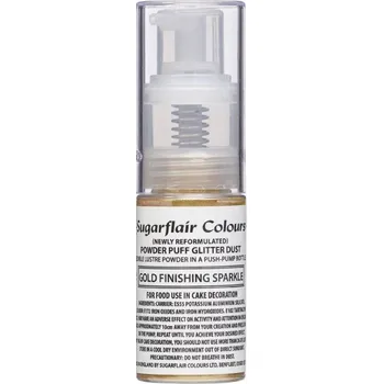 Jedlá dekorace na dort Zlaté třpytky v rozprašovači Gold Finishing Sparkle – 10 g