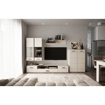 Obývací stěna Obývací stěna Halmar VALETTA sestava, barva: kašmír (5p=1szt)