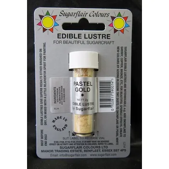 Potravinářské barvivo Jedlá prachová barva Sugarflair Pastel Gold