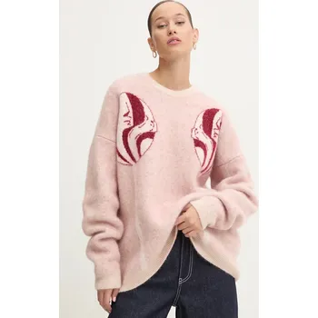 Dámský svetr Vlněný svetr Fiorucci U01FMKSW255KN11MU01 růžová 03X, vel. M