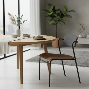 Jídelní židle Tmavě šedá jídelní židle LaForma Casper