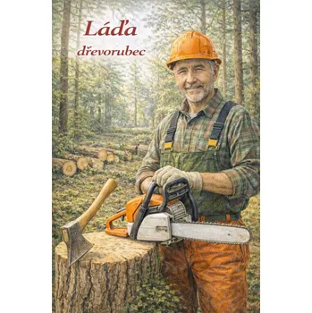 Plechová cedule Cedule - Dřevorubec - Plast / A5 ( 20x15cm) / 10. Retro plakát