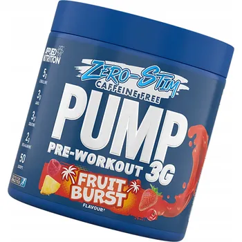 Anabolizér Applied Nutrition Předtréninkový stimulant Pump 3G Zero Stimulant Fruit Burst 375g