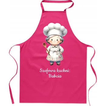 Kuchyňská zástěra Kuchyňská zástěra - Dárek pro babičku Šéfkuchařka - Babička Den babiček