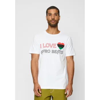 Pánské oblečení I Love Afro Beats Tee bílé Mister Tee bílá 2854150