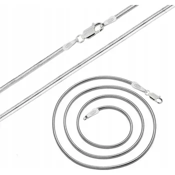 Řetízek Stříbrný řetízek Mennica Bydgoska ryzost 925, hadí vzor, 45 cm, bez niklu