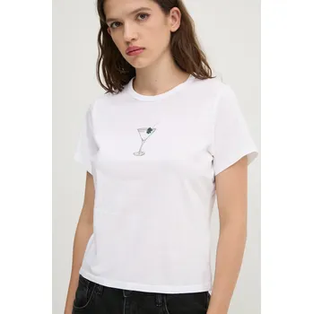 Pánské tričko Bavlněné tričko Abercrombie & Fitch KI157.4346.100 bílá 00X, vel. XL