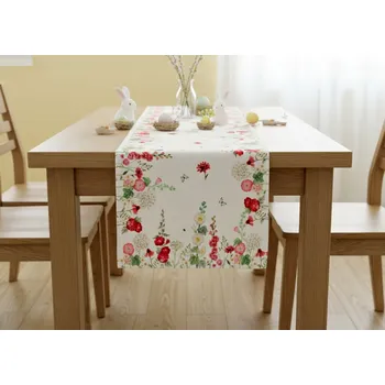 ubrus Vzorovaný ubrus - běhoun na stůl FLOWERS II. 40x220 cm Mybesthome