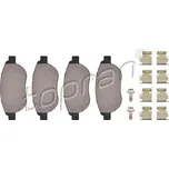 Sada brzdových destiček, kotoučová brzda TOPRAN 721 239