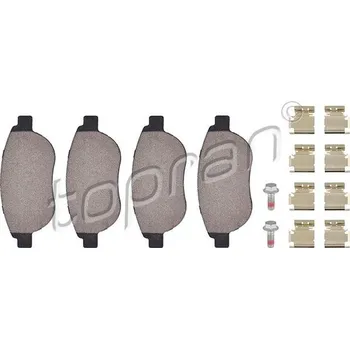 Brzdová destička Sada brzdových destiček, kotoučová brzda TOPRAN 721 239