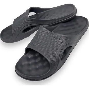 Pánské pantofle Kenbo Pánské šedé nadměrné pantofle Barva: Šedá, Velikost: 44