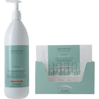 Přípravek proti padání vlasů FarmaVita Sada AMETHYSTE STIMULATE NEW - šampon 1000 ml+ampule 12x8 ml