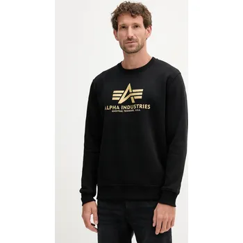 Pánská mikina Mikina Alpha Industries 146311.365 černá 99X, vel. XXL