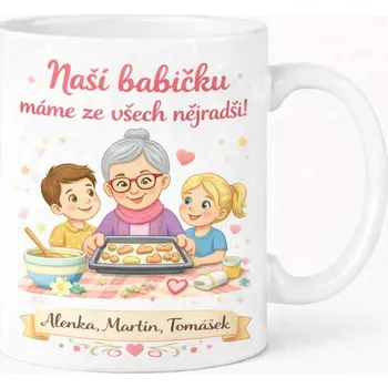 Hrnek pro babičku 10 - oranžový