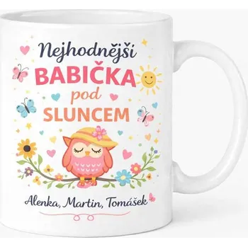 Hrnek pro babičku 6 - bílý