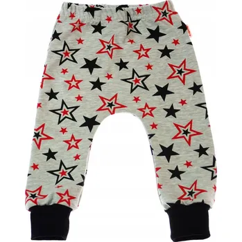 Tepláky BAGGY, hvězdy, velikost 104 KLEKLE