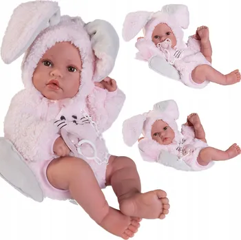 Panenka Antonio Juan 50419 Erika - realistická panenka miminko s celovinylovým tělem - 42 cm