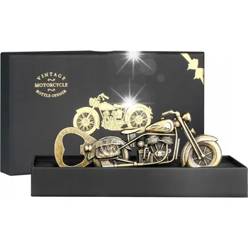 Otvírák OTVÍRÁK NA LÁHVE VE TVARU MOTORKY VINTAGE MOTORCYKL PRO MUŽE DÁREK