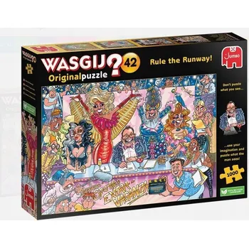 Puzzle Jumbo, Wasgij Original 42, Rule the Runway, Puzzle pro dospělé, 1000 dílků
