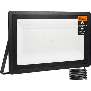 LED reflektor Smartled 200W černý IP65 4500 K 18000 lm