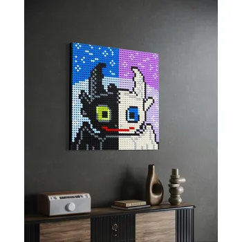 Obraz Mozaikový obraz Stavebnice Bezzubka Jak vycvičit draka