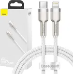 Baseus Cafule USB-C/Lighting 1 m bílý