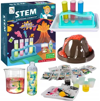 Obraz Sada pro experimenty Malý chemik 14 experimentů 6 let +