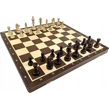 Šachy Turnajové šachy skládací wenge Staunton