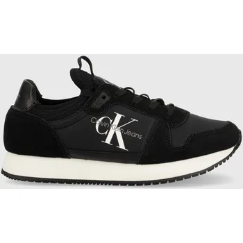 Dámské tenisky Tenisky Calvin Klein Jeans YW0YW00840 RUNNER SOCK LACEUP NY-LTH W černá 99X, EUR 40