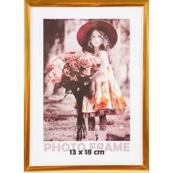 Rám na obraz Fotorámeček Simple 13x18 4 zlatý