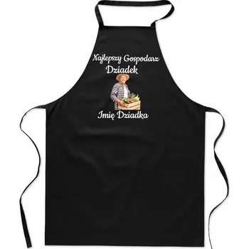 Kuchyňská zástěra Kuchyňská zástěra Nejlepší hospodář Děda + Jméno dědy ke Dni dědečků