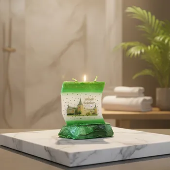 Svíčka Lodičková svíčka se zámkem Sokolov – ruční výroba z Královské...