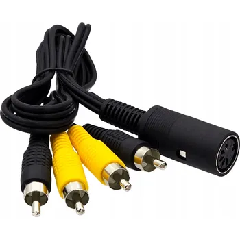 Audio kabel KABEL AUDIO VIDEO PROPOJOVACÍ 4x RCA (cinch) - DIN 5 PIN zásuvka, 0,6 m