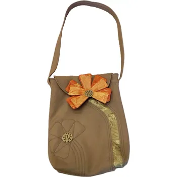 CEDR Taška hnědá s uzavíráním na patent