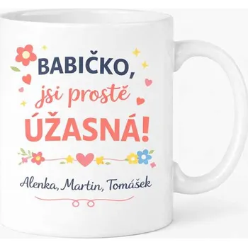 Hrnek pro babičku 4 - červený