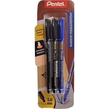 Permanentní popisovač černý Pentel 3 ks