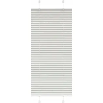 Roleta Roleta plisé světle šedá 60x150 cm Šířka látky 59,4 cm