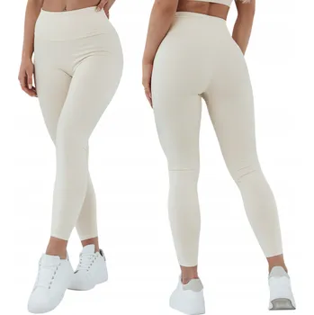 Dámské legíny Dámské legíny push up s vysokým pasem bílé UY2601 - S