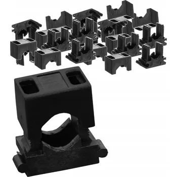 kabelová chránička Montážní úchyty kabelů Elektro-Plast 12.16 černé 50 ks